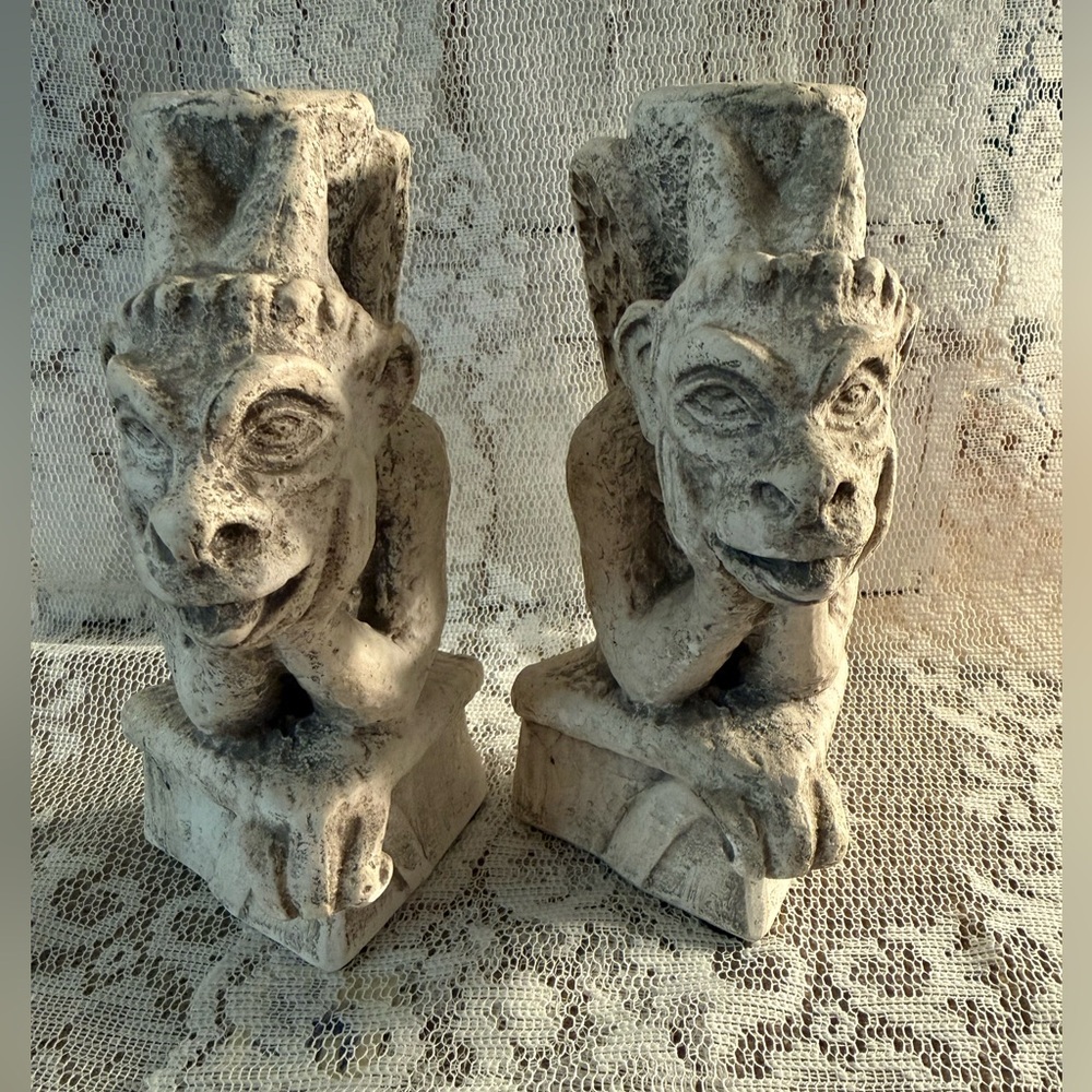 Gargoyle Candlesticks
